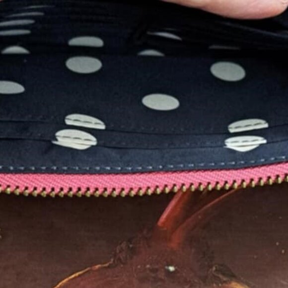 New Anne Klein Leather Wristlet - Picture 3 of 4